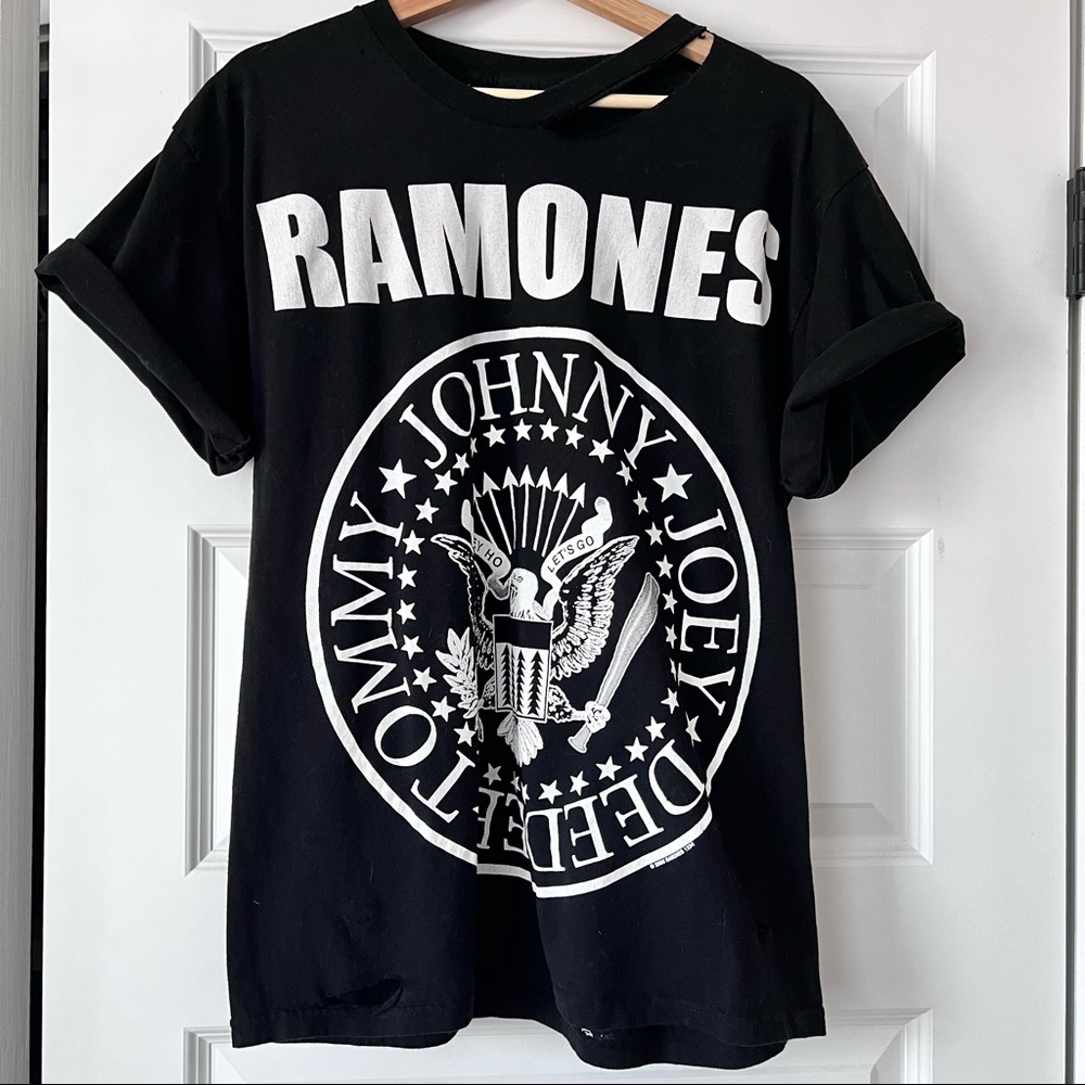 Distressed Ramones Graphic Tee